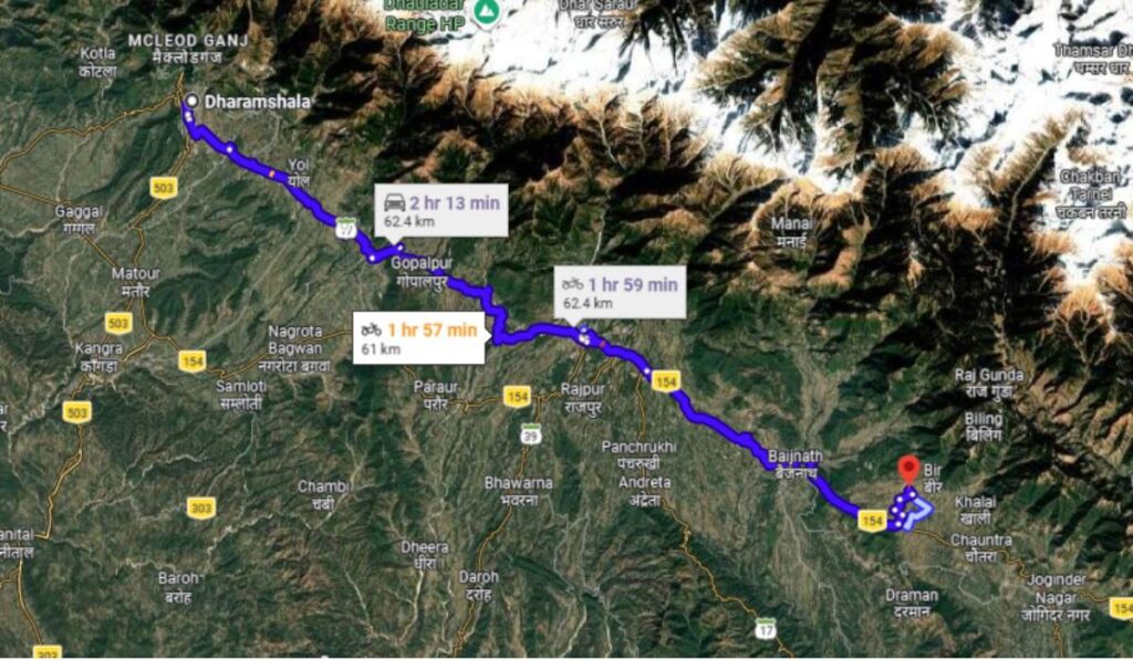 Dharamshala Valley Route