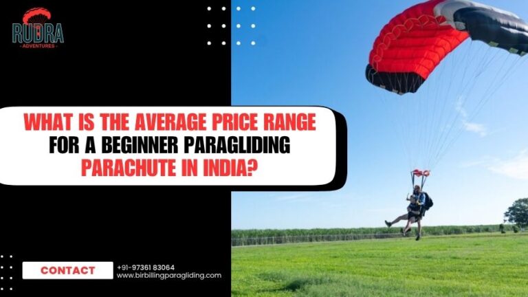 What is the Average Price Range for a Beginner Paragliding Parachute in India
