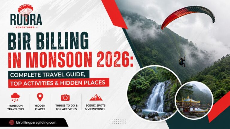 Bir Billing in Monsoon 2026 Complete Travel Guide, Top Activities & Hidden Places