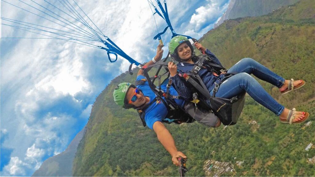 Paragliding in Manali price list and flight duration chart