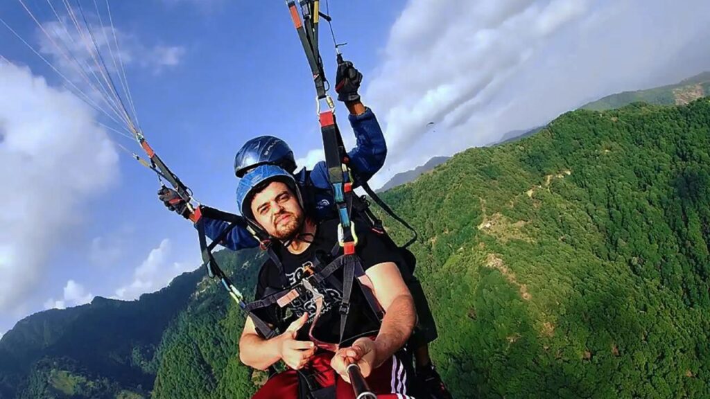 GoPro Photography During a Tandem Flight